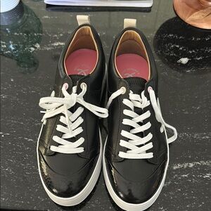 Black Leather women’s Sneakers